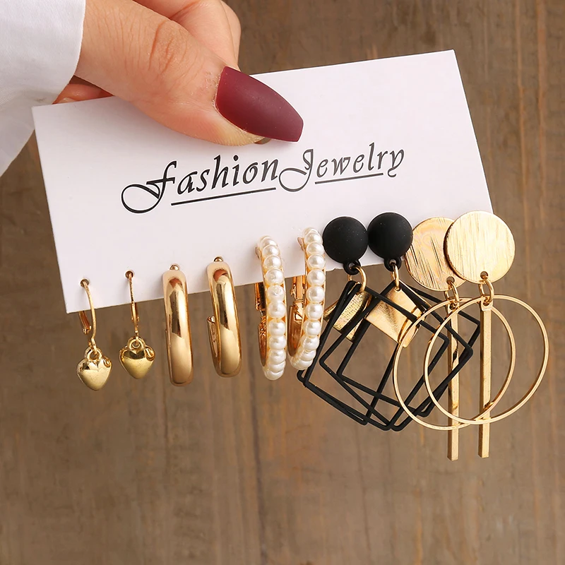 Cautivador Pendientes de Perlas Elegantes para Mujer