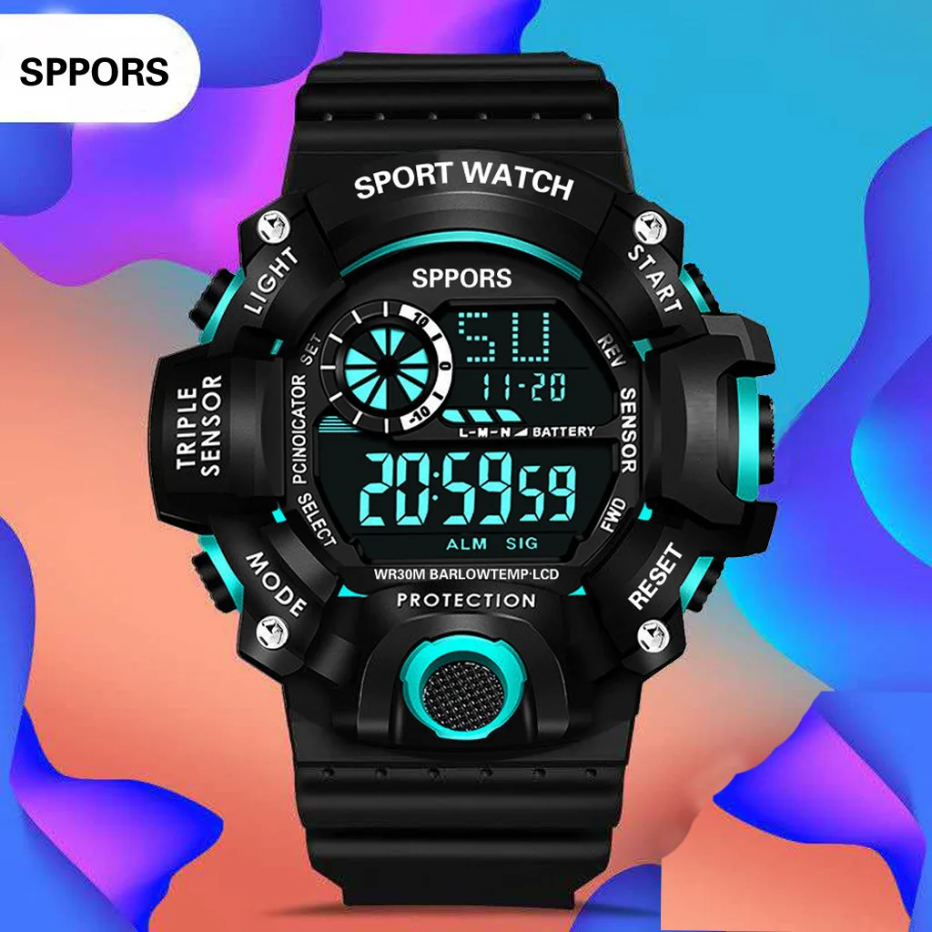 Nuevo Reloj Digital Led Para Hombre Elegante Y Moderno