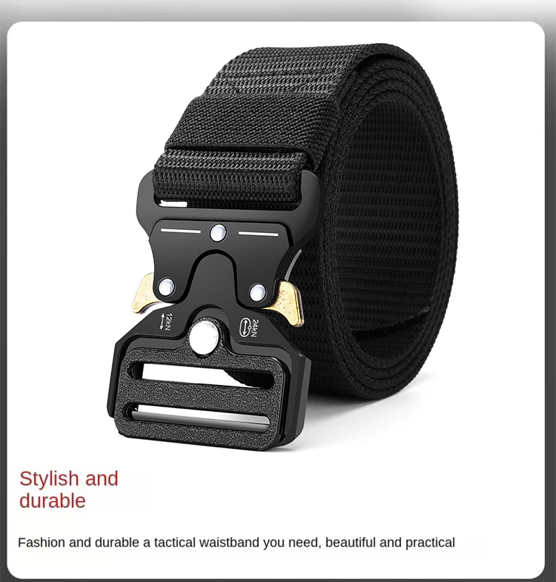 Persuasivo Cinturón de Nailon Resistente para Hombre