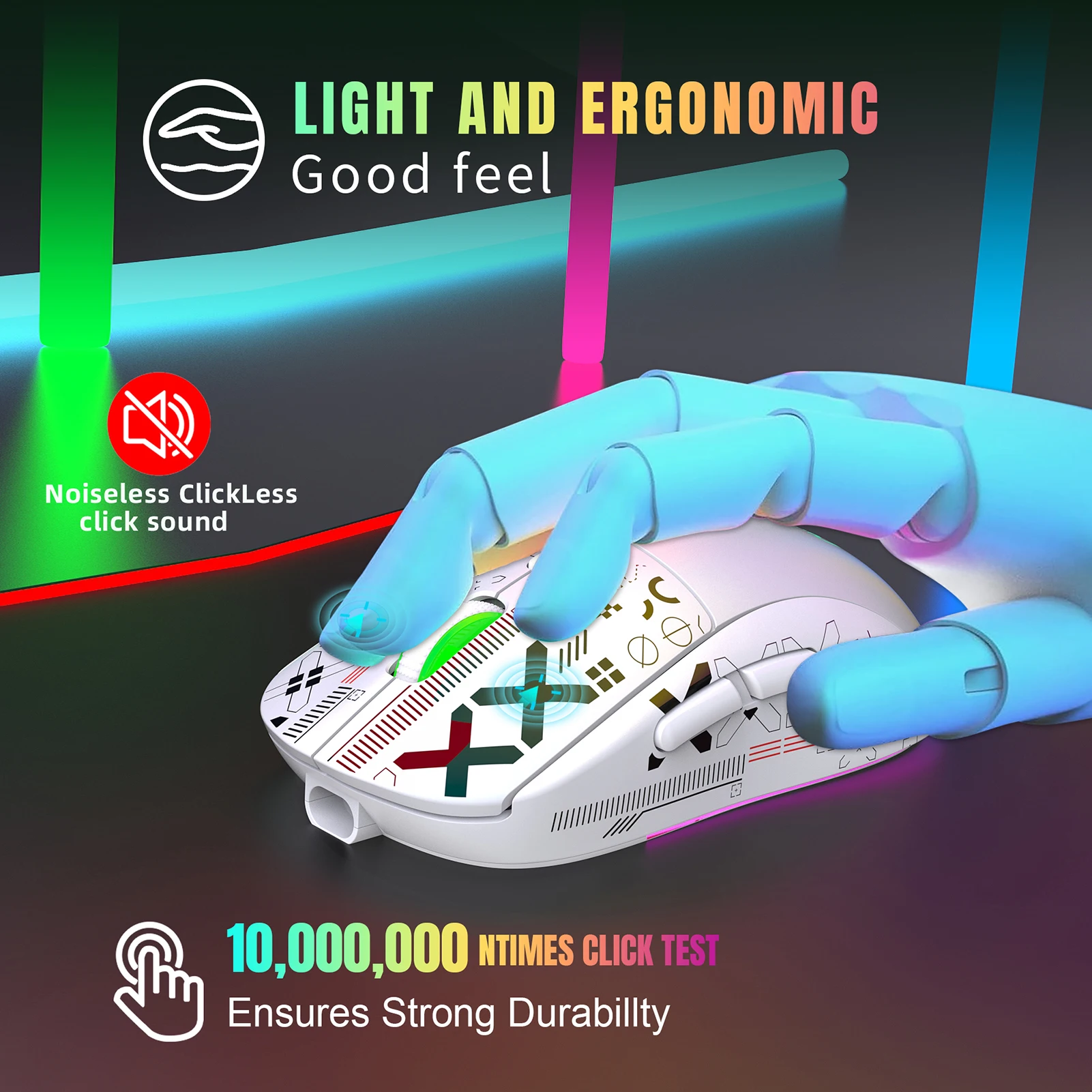 Mouse Mecánico Inalámbrico Esencial Para Tu Escritorio