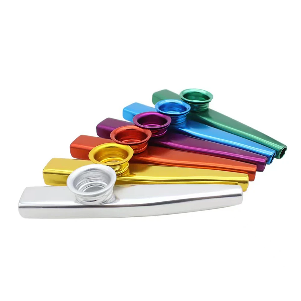 Grandioso Kazoo De Metal Ligero Portátil Instrumento Musical