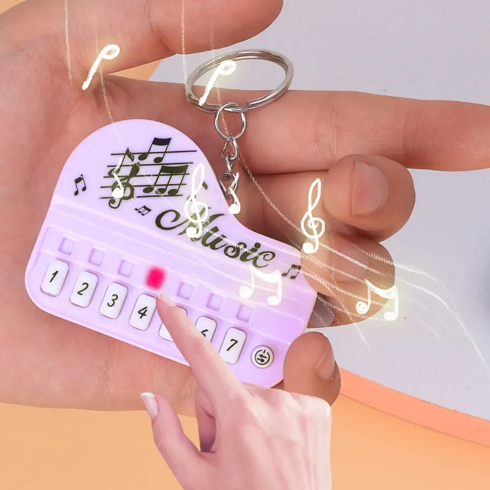 Espléndido Mini Llavero De Teclado Electrónico Portátil