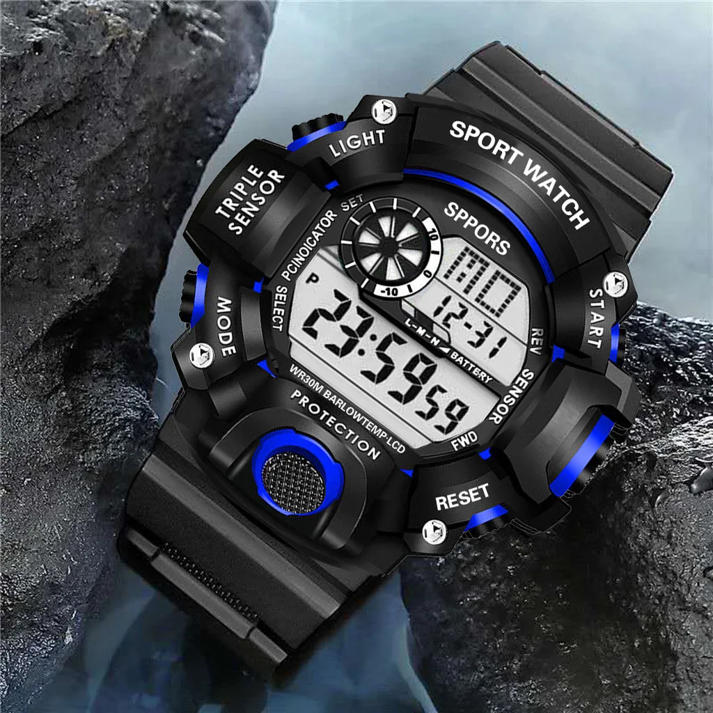 Nuevo Reloj Digital Led Para Hombre Elegante Y Moderno