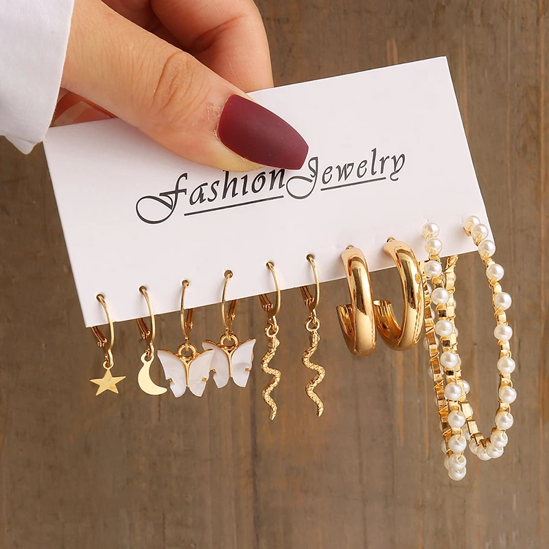 Cautivador Pendientes de Perlas Elegantes para Mujer
