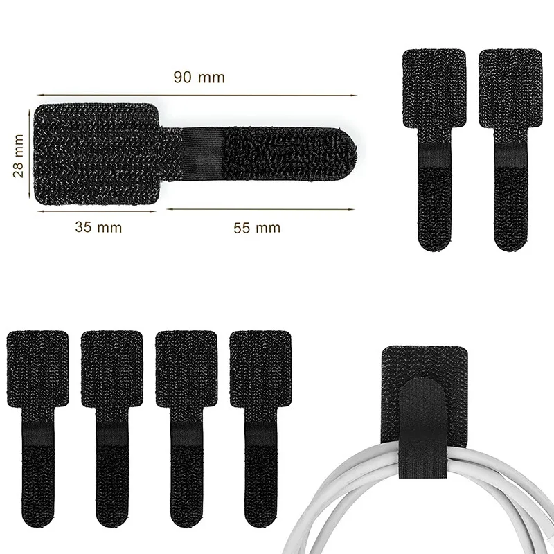Nuevo Sujetadores De Cables Reutilizables