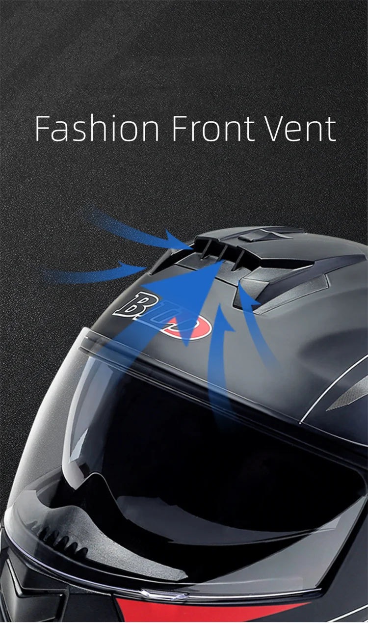 Casco De Motocicleta Plegable, Auténtico Y Seguro