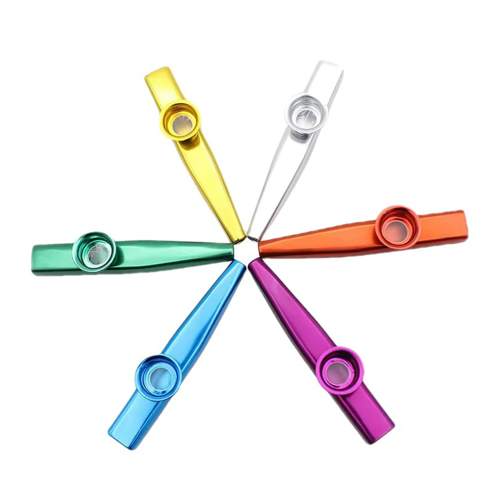 Grandioso Kazoo De Metal Ligero Portátil Instrumento Musical