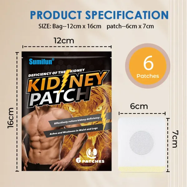 Imagen Del Producto Parche Nutritivo Para Riñón Eficaz Para Hombres | Compra Online En Tiendafiable