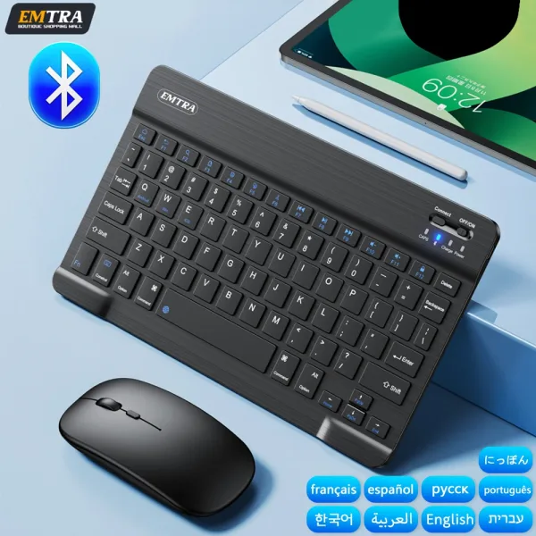 Fenomenal Teclado Inalámbrico Bluetooth Para Tabletas