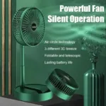 Notable Ventilador De Pie Telescópico Portátil Plegable