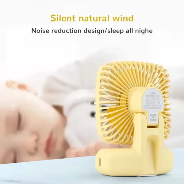 Imagen del producto Esencial Pequeño Ventilador de Mesa para el Hogar y Oficina | Compra online en Tiendafiable