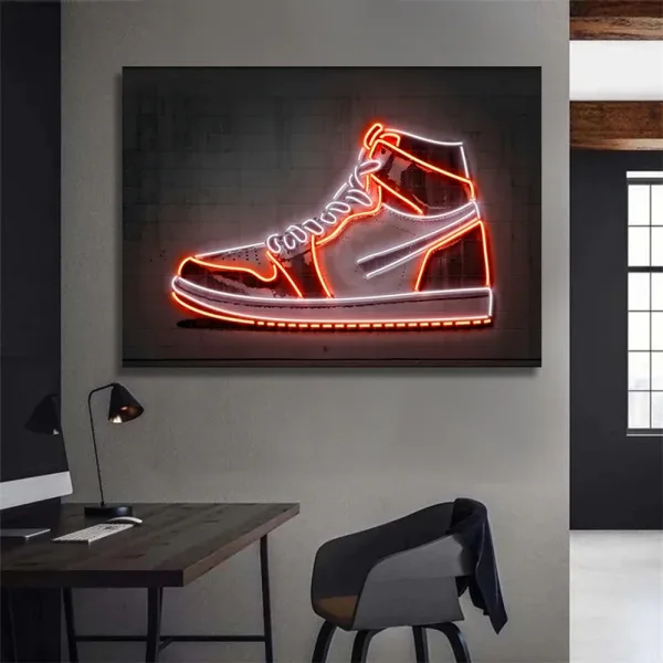 Zapatillas De Deporte De Graffiti De Moda Póster