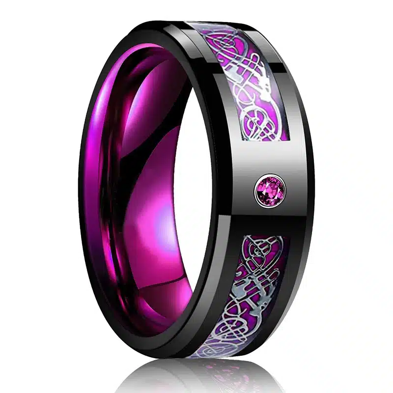Anillos Celtas Un Innovador Modelo Acero Inoxidable