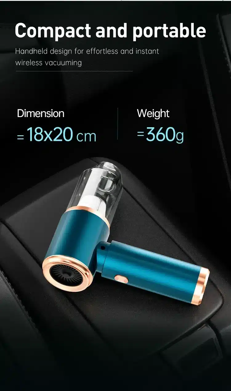 Aspiradora De Coche Inalámbrica: Eficaz Y Portátil
