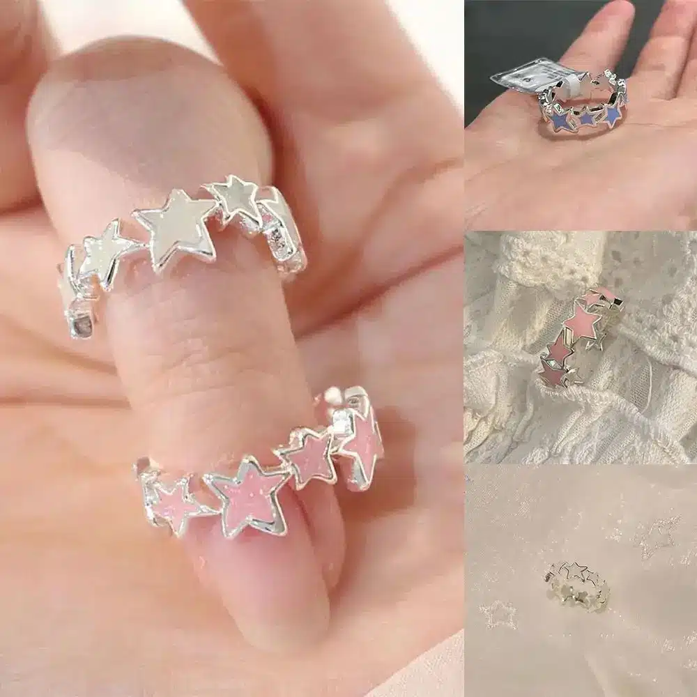 Cautivador Anillo Estrella Aleatoria En El Estilo Asiático Cautivador Anillo Estrella Aleatoria En El Estilo Asiático