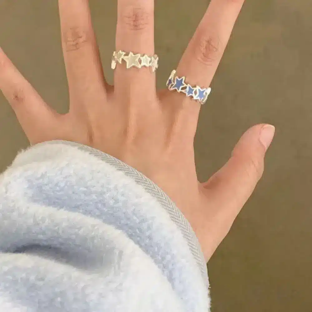 Cautivador Anillo Estrella Aleatoria En El Estilo Asiático Cautivador Anillo Estrella Aleatoria En El Estilo Asiático
