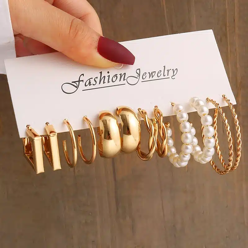 Cautivador Pendientes De Perlas Elegantes Para Mujer