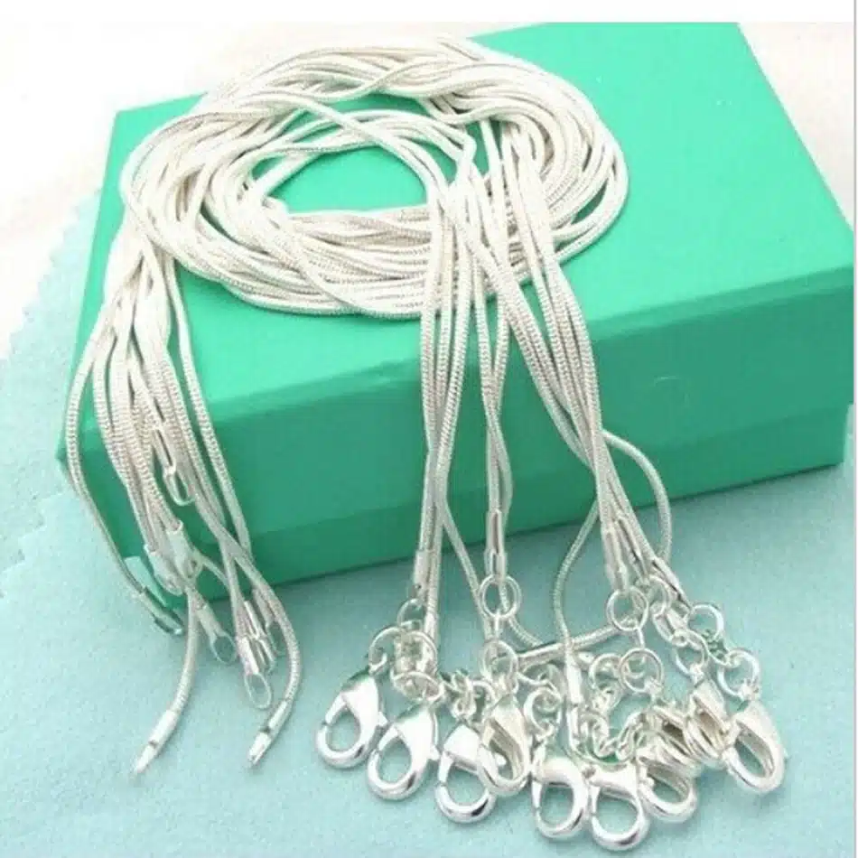 Collar De Plata Elegante Para Mujer Joyería Fina De Calidad Collar De Plata Elegante Para Mujer Joyería Fina De Calidad