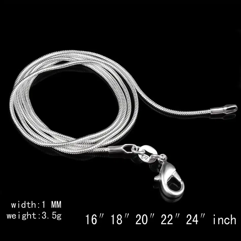 Collar De Plata Elegante Para Mujer Joyería Fina De Calidad Collar De Plata Elegante Para Mujer Joyería Fina De Calidad