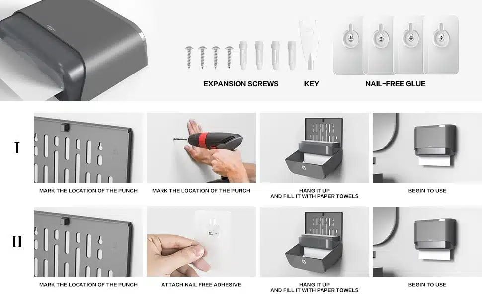 Dispensador De Pañuelos De Baño De Calidad Y Eficaz