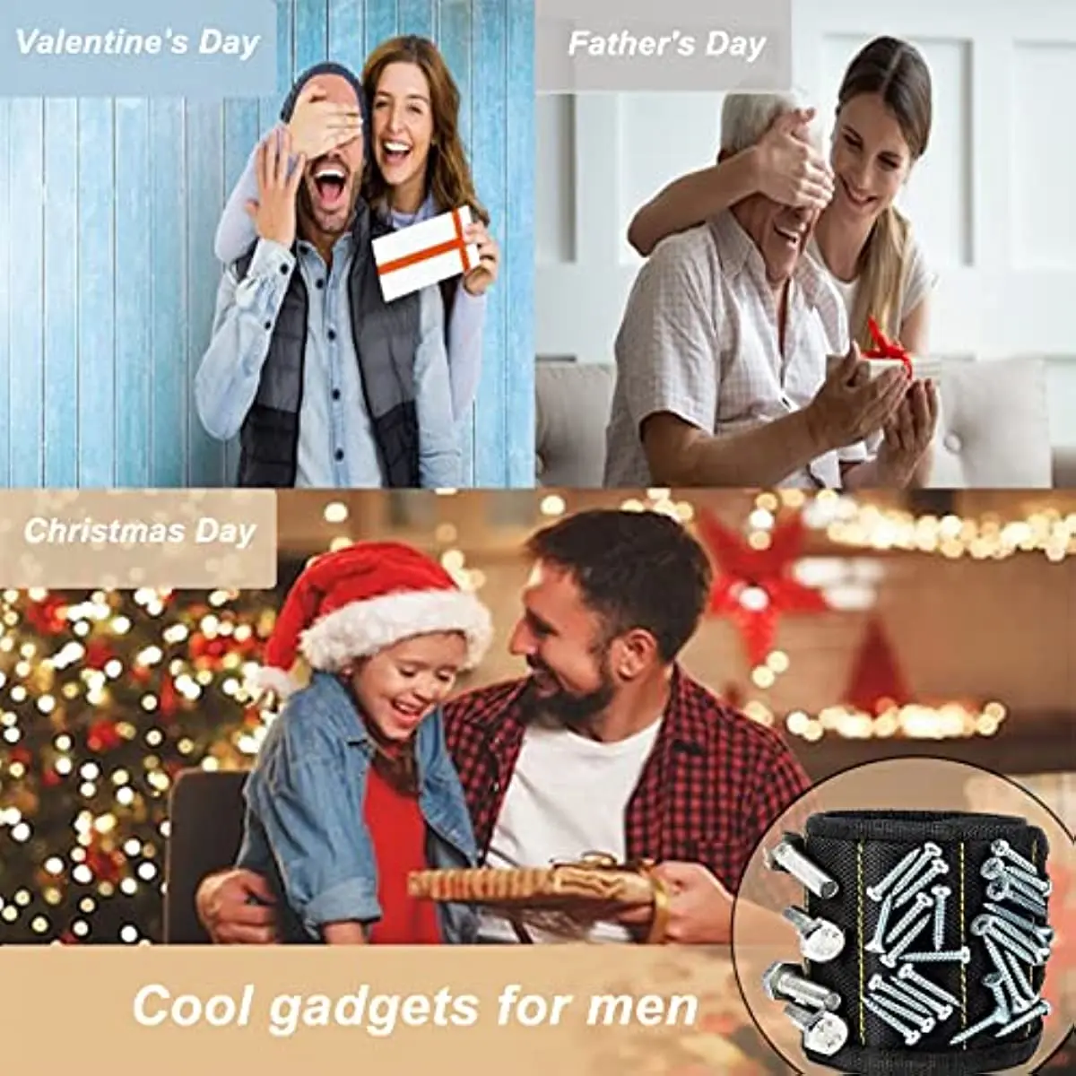 Pulsera Magnética Ajustable: ¡La Solución Perfecta Para Asegurar Tornillos!