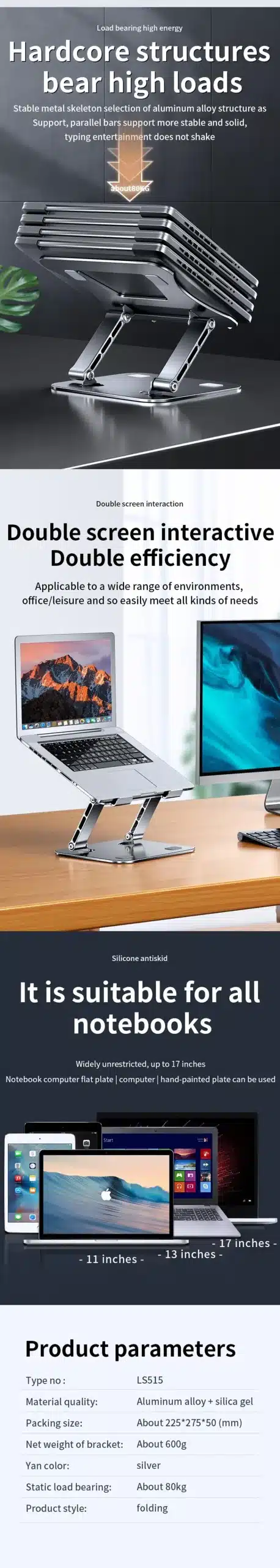 Eficaz Soporte Ajustable De Aleación De Aluminio En Tableta Eficaz Soporte Ajustable De Aleación De Aluminio En Tableta
