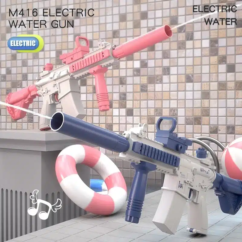 El Asombroso Y Auténtico Rifle De Agua Eléctrico Automático El Asombroso Y Auténtico Rifle De Agua Eléctrico Automático