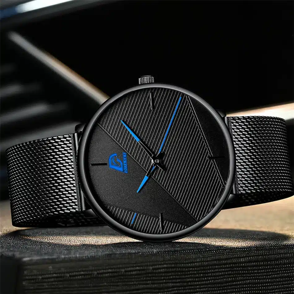 Esencial Reloj De Cuarzo Minimalista Para Hombre Esencial Reloj De Cuarzo Minimalista Para Hombre