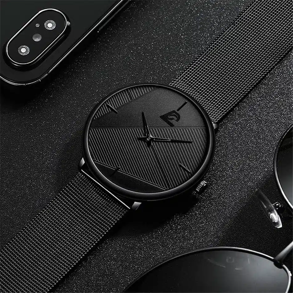 Esencial Reloj De Cuarzo Minimalista Para Hombre Esencial Reloj De Cuarzo Minimalista Para Hombre