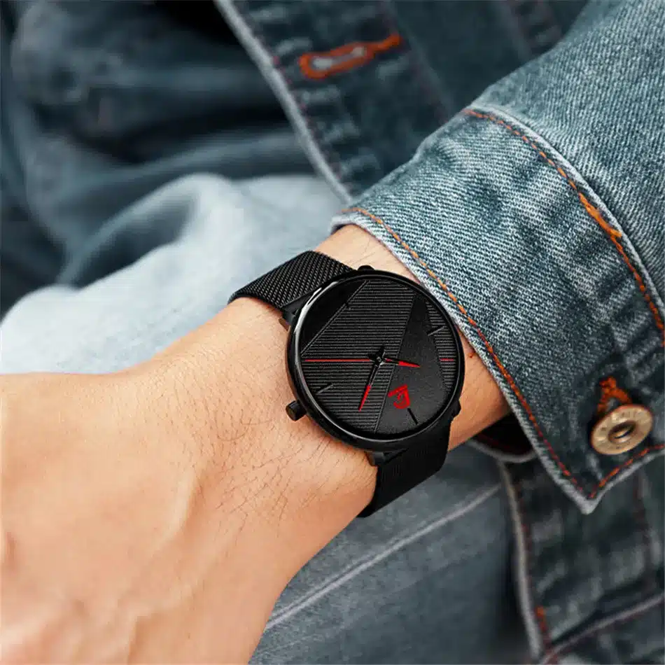 Esencial Reloj De Cuarzo Minimalista Para Hombre Esencial Reloj De Cuarzo Minimalista Para Hombre