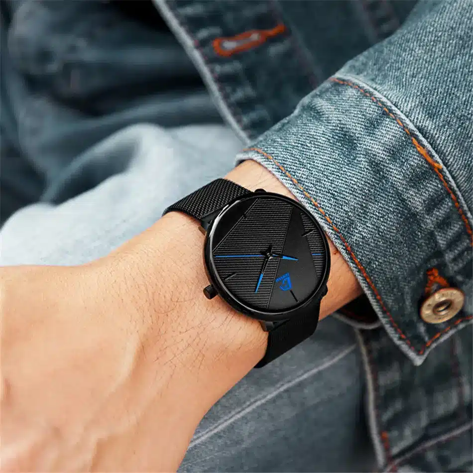 Esencial Reloj De Cuarzo Minimalista Para Hombre Esencial Reloj De Cuarzo Minimalista Para Hombre