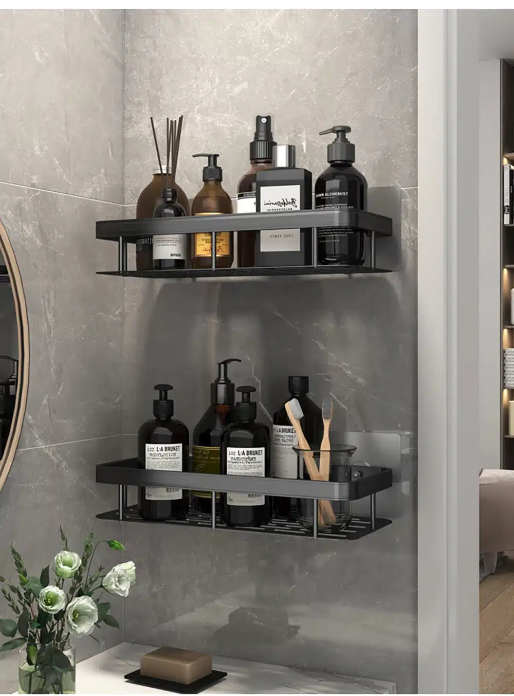 Fabuloso Estante Rectangular para colgar en la pared