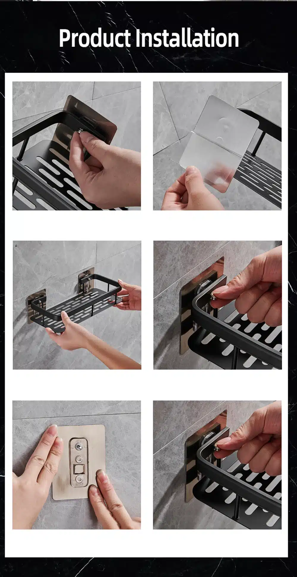 Fabuloso Estante Rectangular para colgar en la pared