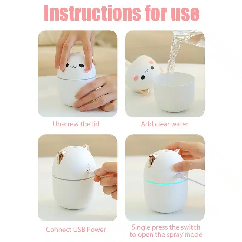 Eficaz Mini humidificador de aire para el hogar