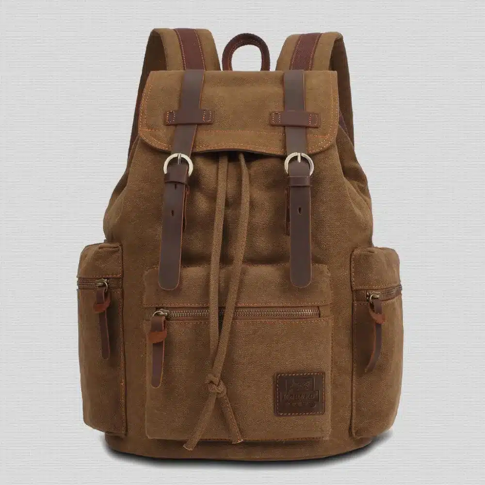 Fascinante Mochilas de tela vintage para hombres y mujeres