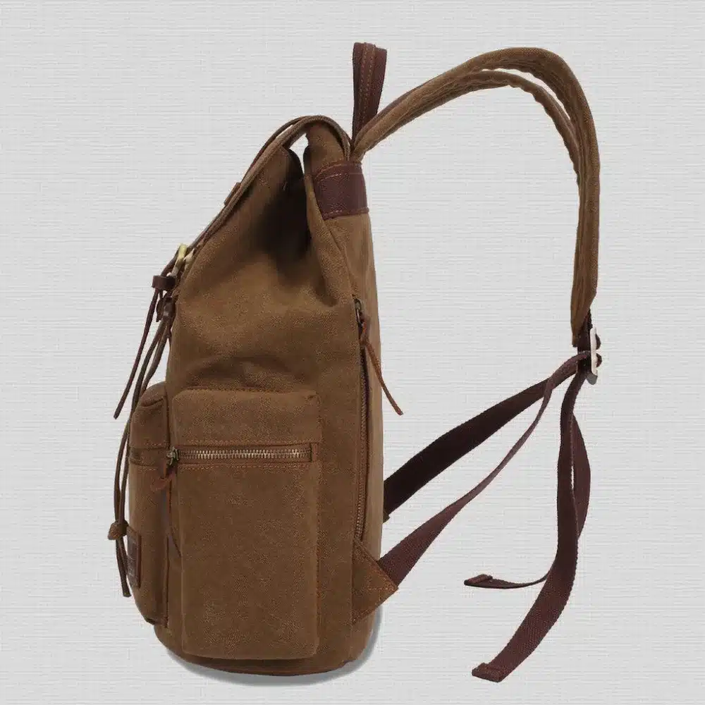 Fascinante Mochilas de tela vintage para hombres y mujeres
