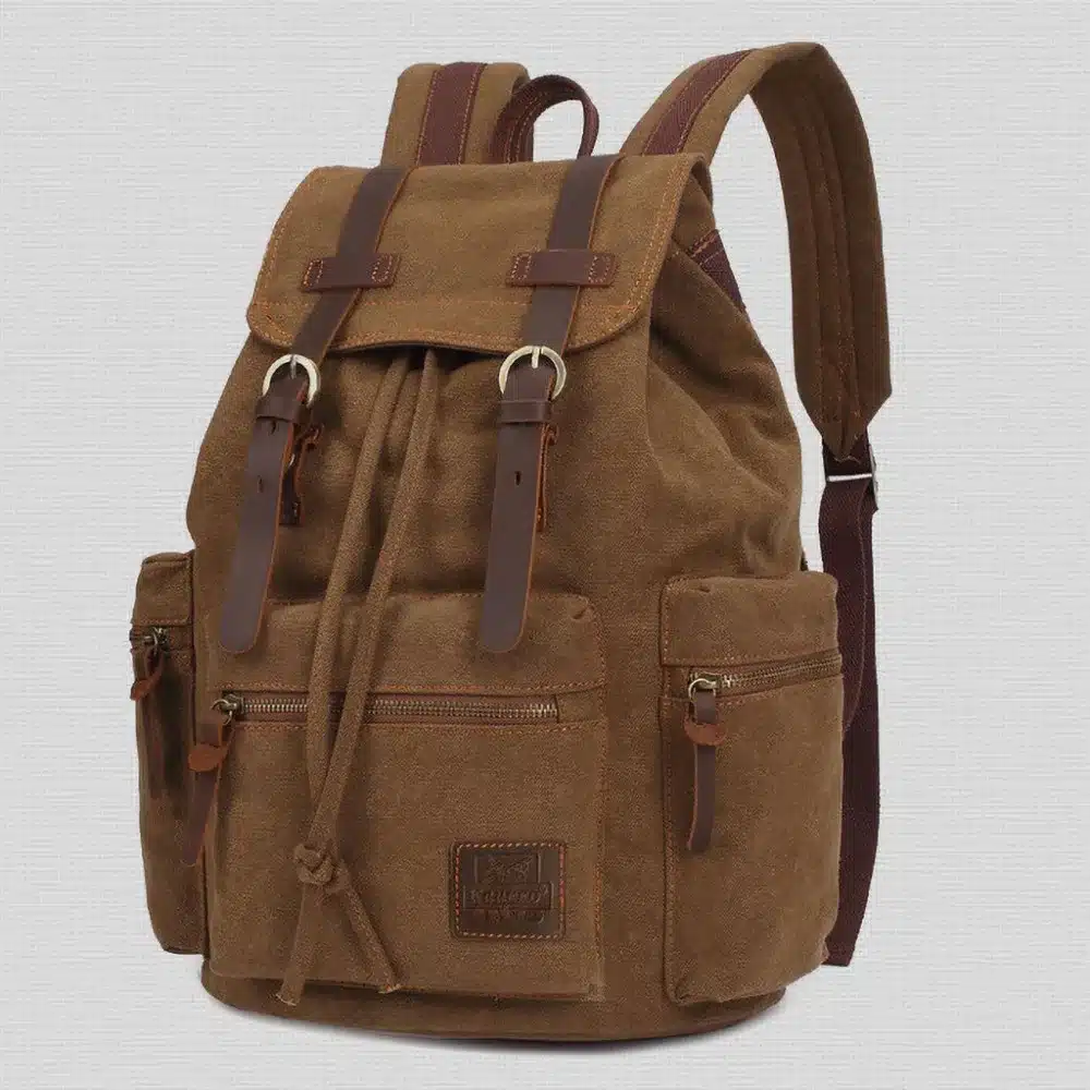 Fascinante Mochilas de tela vintage para hombres y mujeres