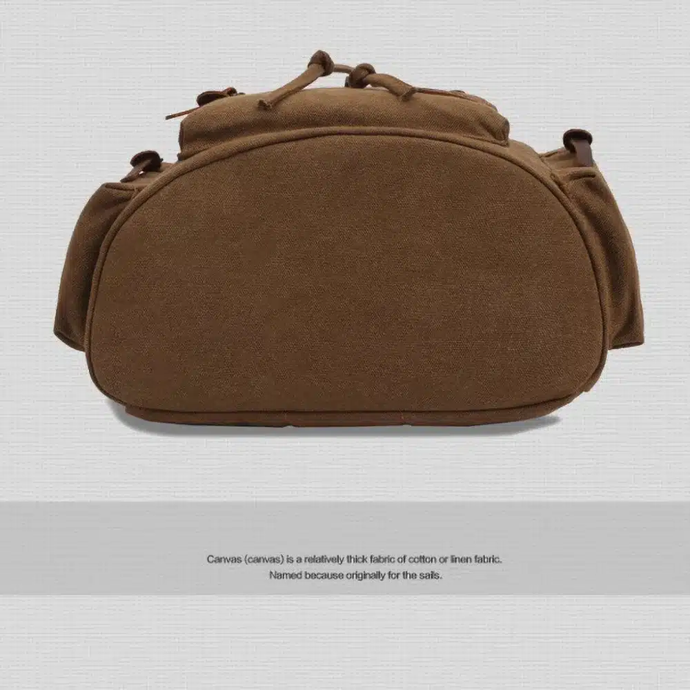Fascinante Mochilas de tela vintage para hombres y mujeres