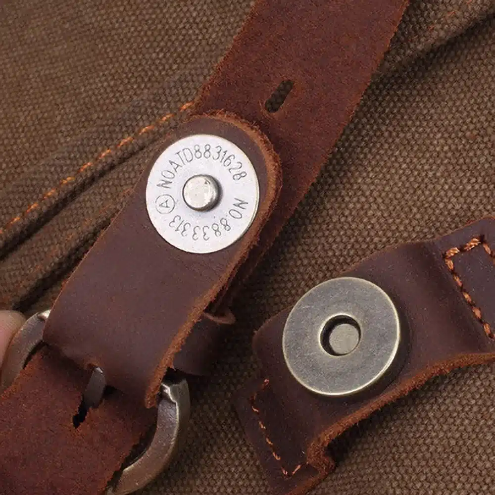 Fascinante Mochilas de tela vintage para hombres y mujeres