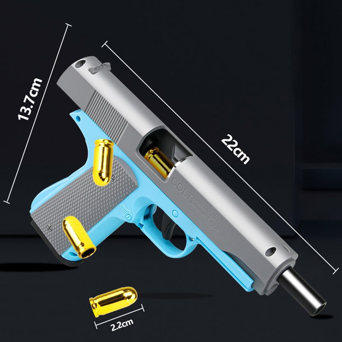 Fascinante Pistola De Juguete Glock Por Gravedad Fascinante Pistola De Juguete Glock Por Gravedad