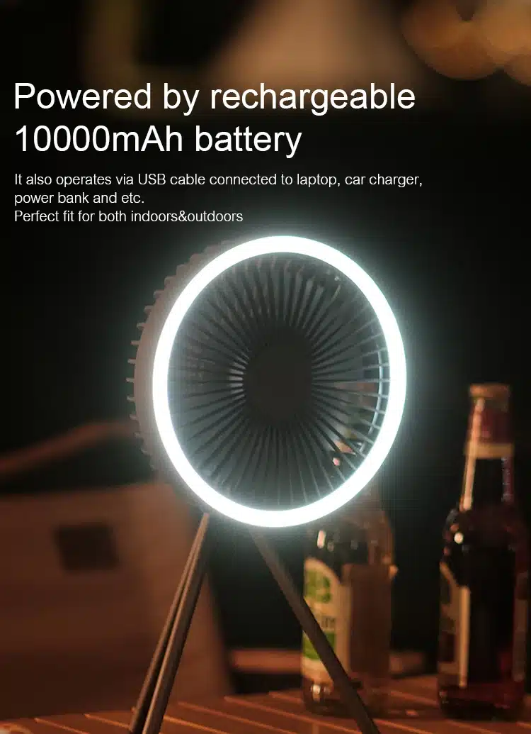 Fascinante Ventilador Eléctrico De Escritorio Portátil