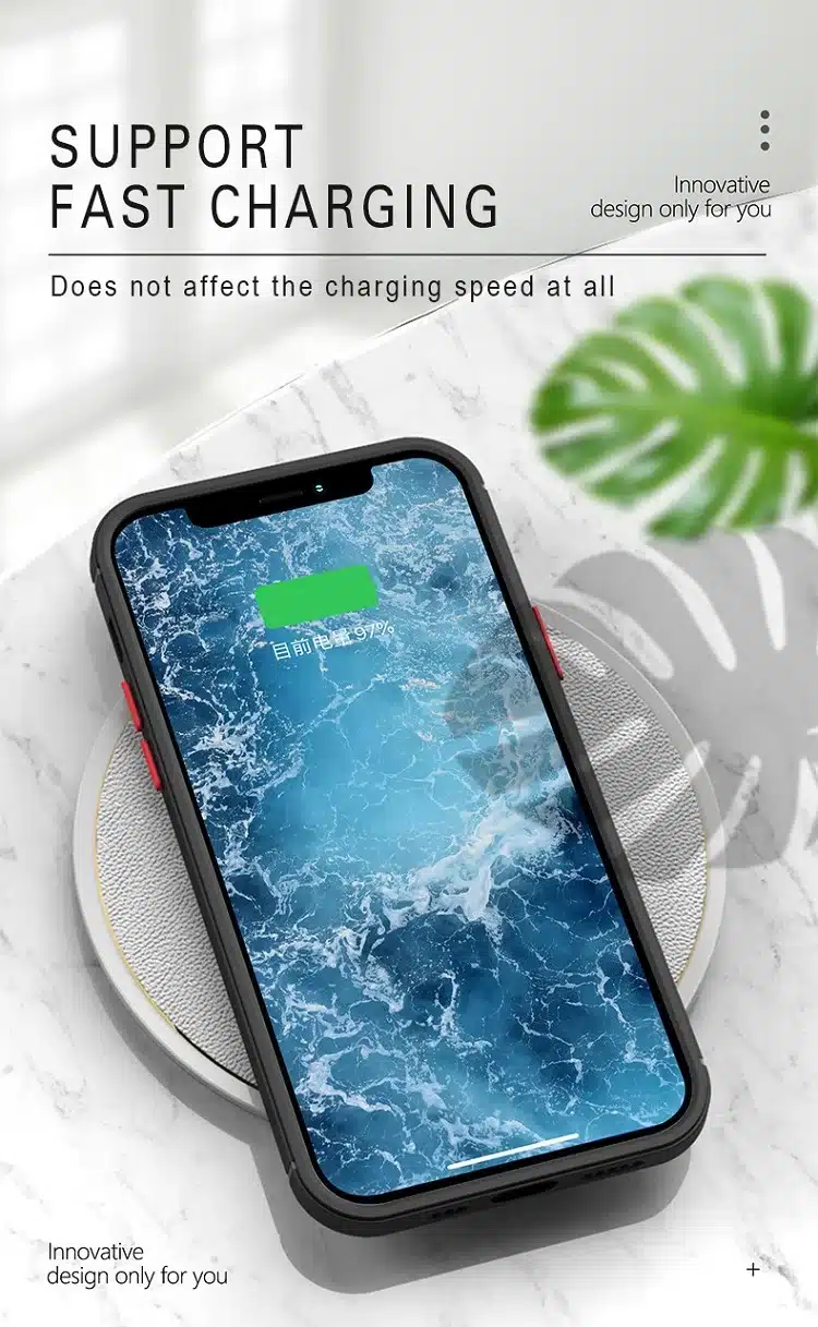 Funda Magnética Mate De Lujo Para Iphone