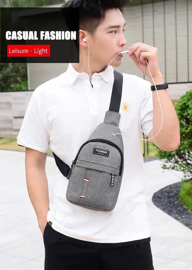 Genial Bolso De Pecho Sencillo De Nailon Resistente Genial Bolso De Pecho Sencillo De Nailon Resistente