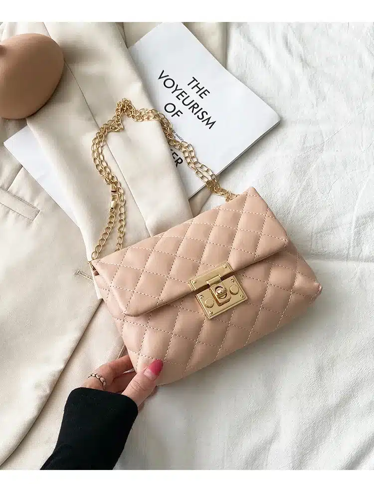 Increíble Bolso Cruzado Pequeño De Cuero Auténtico