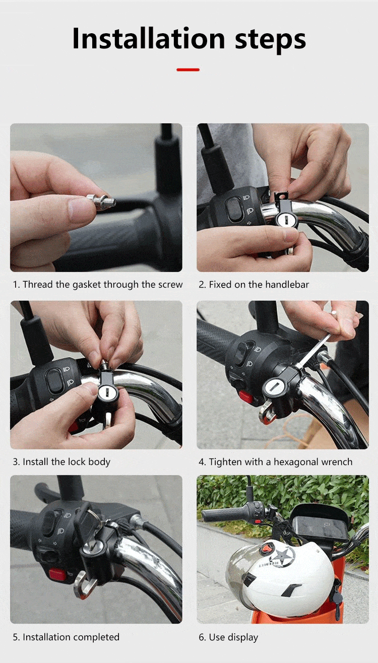 Infalible Cierre Universal para Protector de Motocicleta