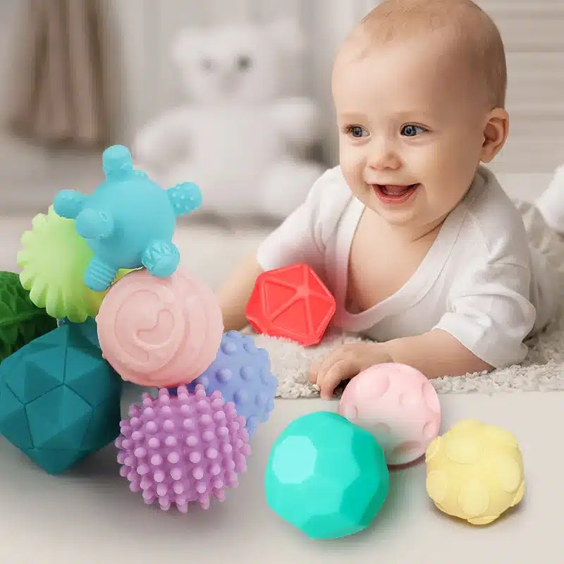 Juguete De Pelota Sensorial Para Estimulación Del Bebé Juguete De Pelota Sensorial Para Estimulación Del Bebé