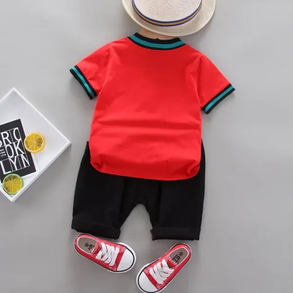 Imagen del producto Novedoso Traje de manga corta de algodon para bebes | Compra online en Tiendafiable