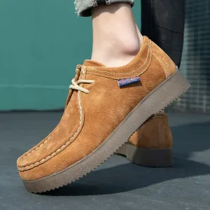 Imagen del producto Brillante Zapatos de trabajo de cuero de gamuza para hombre | Compra online en Tiendafiable