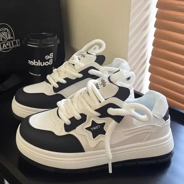 Hermoso Zapatillas Con Plataforma De Deporte Para Mujer