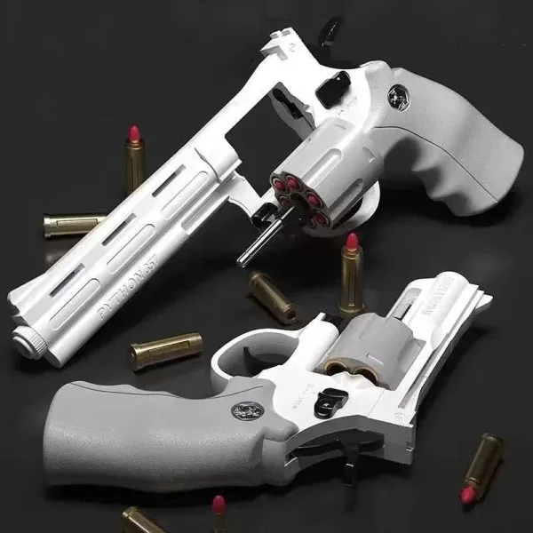 Pistola Revolver Auténtico Y Extraordinario De Juguete